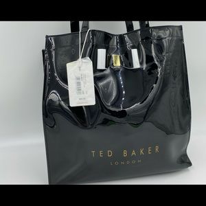 Ted Baker Black Shopping Bag.